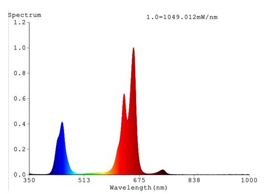 650umol / 0.5m 504w النبات بقيادة تنمو الأضواء الطيف الكامل للزراعة الداخلية 1m2