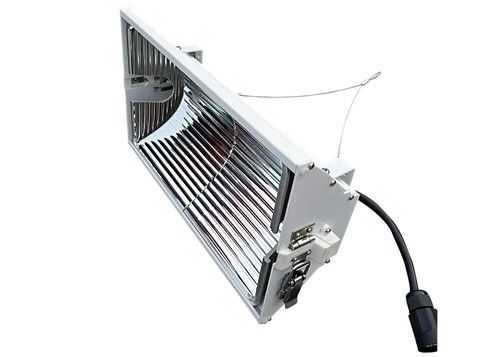 1000W MH شفاط عاكس مزدوج من الألومنيوم HPS CDM 630W 268g