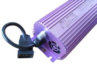 1000W FCC تنمو ضوء الصابورة عكس الضوء الرقمية الإلكترونية 3 المرحلة