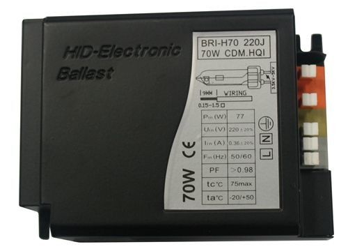 0.44A 130Hz الصابورة الدفيئة الرقمية السيراميك معدن هاليد 70W مصباح الصوديوم