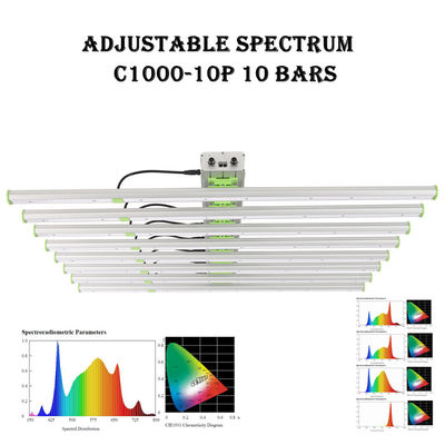 2500 ميكرولتر 10 قضبان EPAR 760nm LED تنمو أضواء 1000W SMD3030