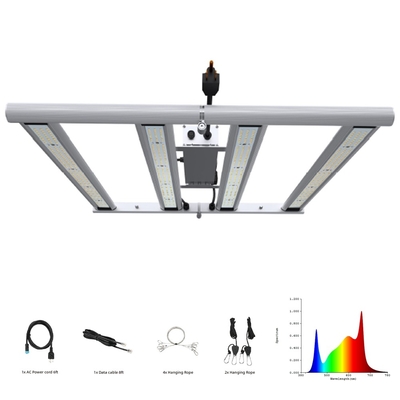 Galaxy 2835SMD LED 240W 4 قضبان قابلة للطي تنمو النباتات 0-10V عكس الضوء