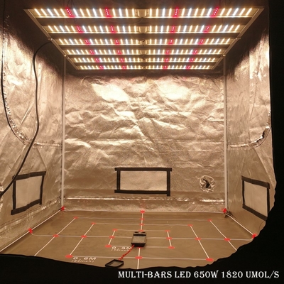 RikoLite 650W 1820umol / S 6 أشرطة LED Greenhouse LED Grow Lights