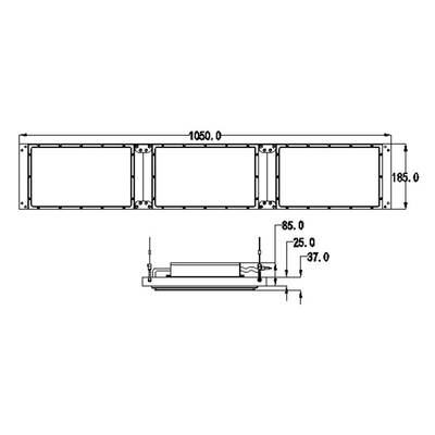 الزراعة المائية LED الكم تنمو أضواء IP65 320w الطيف الكامل للخضروات